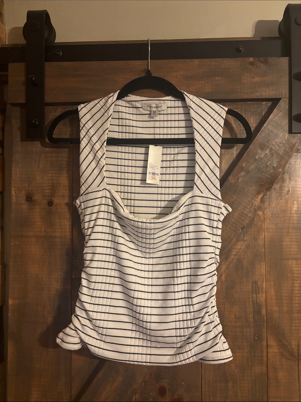 Francesca's Collections Alana Striped Tank Top